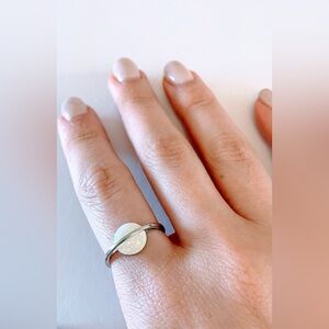 Pura Vida Silver Opal Saturn Ring